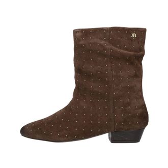 Maruti Amina Enkellaars - Dames - Schoenen - Bruin - Maat: 41 EU Leer