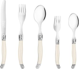 French Home Laguiole Connoisseur 20Pc 18/10 Stainless-Steel Flatware Set