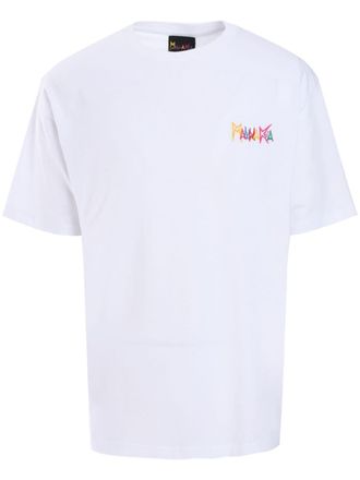 Mauna Kea T-shirt con ricamo Heritage Logo - Bianco
