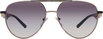 Bulgari Grey Gradient Pilot Ladies Sunglasses BV6189 20148G 58