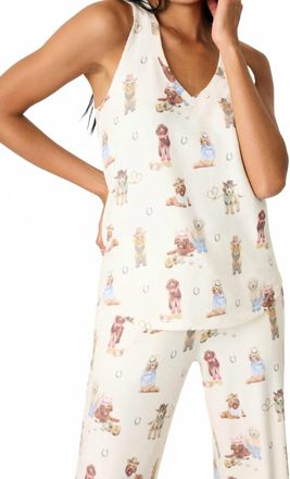 PJ Salvage Ruff On The Range Tank Top In Natural