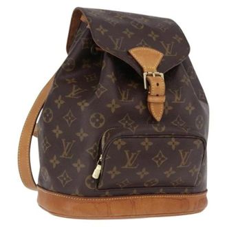Louis Vuitton Zaino Pre-owned in Tela Monogram - - Pre-owned - Donna - Marrone - ONE SIZE