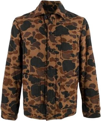 Burberry Prorsum Brown Camo Jacket Size XS