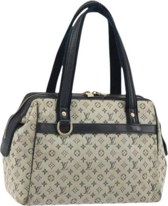 Louis Vuitton Pre-owned Vintage Canvas Handtas - Dames - Vintage Handtas - Blauw - ONE Size - Vintage