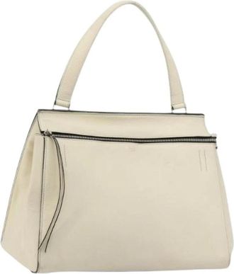 Celine Pre-owned Vintage Handbag - Dames - Vintage Handtas - Wit - ONE Size - Leer - Vintage