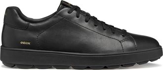 Geox Spherica Ecub-1 B Black Low-Top Minimalist Sneakers