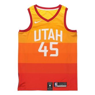 Nike NBA City limited SW Fan Edition 19-20 Season Utah Jazz 4 No. 5 Jersey Orange AJ4648-728