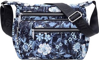 Generic Womens Bag Nylon Printed One Shoulder Messenger Bag Casual Mother Bag Large Capacity Womens Messenger Bag Canvas Bag Shoulder Bag for Women (A, One Si