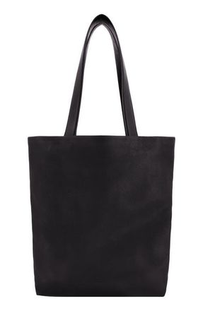 Vince Slim Lassen Leather Tote in Black at Nordstrom