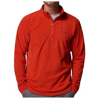 Columbia Klamath Range II Half Zip Fleecepullover f&uuml;r Herren | rot