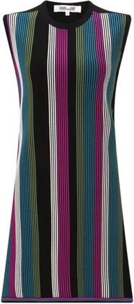 Diane Von F&uuml;rstenberg Korte Jurk - Dames - Korte kleedjes - Veelkleurig - XS - Polyester - Kleedjes