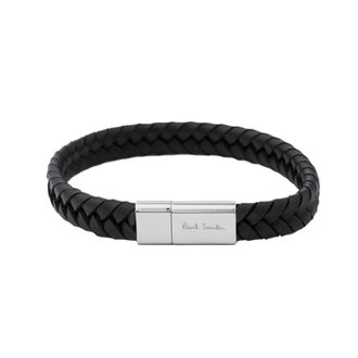 Paul Smith M1A-Brac-Mtwo-79 Armband - Heren - Armbanden - Zwart - ONE Size - Leer - Accessoires