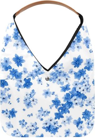 Generic Colorful Flowers Reusable Lightweight Grocery Bags - Foldable Into Compact Pouch, Washable & Sturdy, Multipurpose for Shopping and Travel