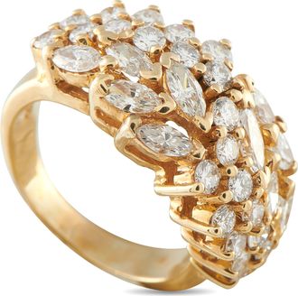 Luxury Bazaar 14K Yellow Gold 2.46 ct Diamond Ring MF07-011526