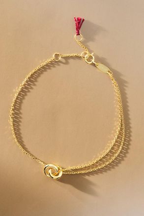 Shashi Chain Tassel Bracelet