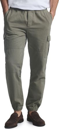 Mavi Drawstring Cargo Joggers in Smokey Olive at Nordstrom, Size Small