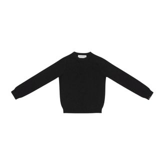 Extreme Cashmere Round-neck Knitwear, female, Black, Size: ONE SIZE N&deg;98 Kid Sweater