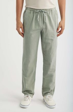 Alex Crane Air Organic Cotton Drawstring Pants in Riverstone at Nordstrom, Size Xx-Large