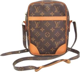Louis Vuitton Pre-owned Cross Body Bags, female, Brown, Size: ONE SIZE Pre-owned Danube Shoulder Bag