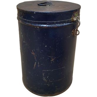 Wanderlust Deco Bid&oacute;n De Metal Acabado Artesanal 29x29x41h Cm