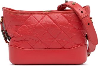 Chanel Small Lambskin Gabrielle Crossbody Bag