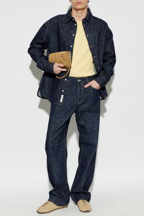 Jacquemus T-shirt Rond Carre, Mens, Yellow