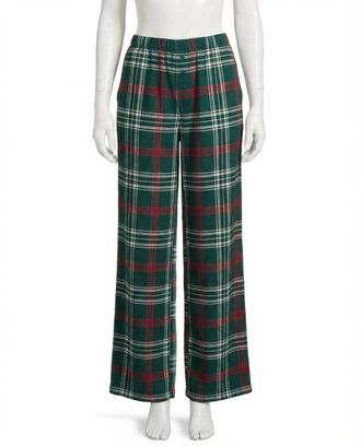 Z Supply Hangout Plaid Pant In Mistletoe