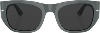 Persol square frame sunglasses - unisex - Acetate - 54 - Grey