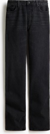 H&M Jeans mit geradem Bein - Schwarz
