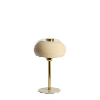 Light & Living Light & Living - L&aacute;mpara De Mesa - Surin - Beige - Metal