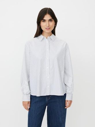 Masai MaIsavora Striped Shirt in Jet Stream at Nordstrom, Size Xx-Large