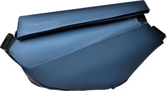 Generic Trendy Brand Mens Waterproof Commuter Chest Bag - Large Capacity Cycling & Motorcycle Crossbody Bag(Blue)