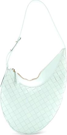 Bottega Veneta Drop Intrecciato Nappa kleine schoudertas - Groen