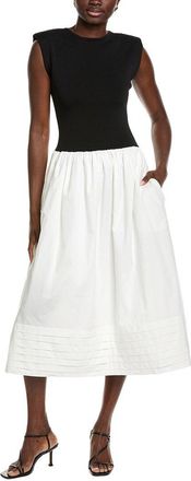 endless rose Mixed Media Midi Dress