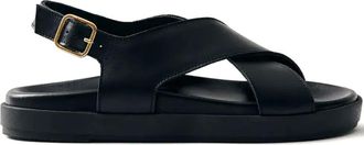 Alohas Sandali Nico con design a incrocio - Nero