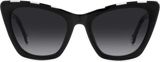 Carolina Herrera HER 0129/S 80S/9O Womens Sunglasses Black Size 55