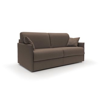 Divani.Store Evans Sof&aacute; Cama Convertible En Tela Impermeable 149 Cm (mat. 120x197) Marr&oacute;n