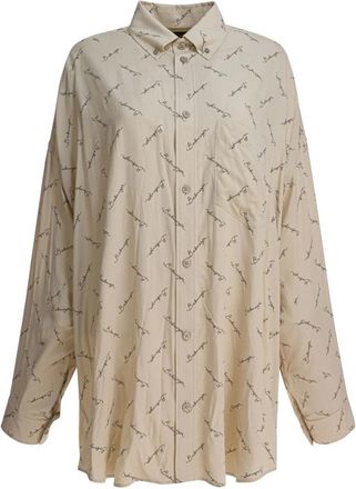 Balenciaga Mujer, Blusas y Camisas, Beige, Talla: S