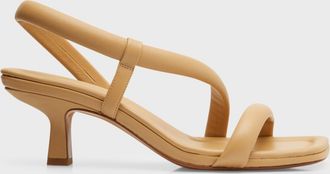 Vince Coline Tubular Leather Slingback Sandals