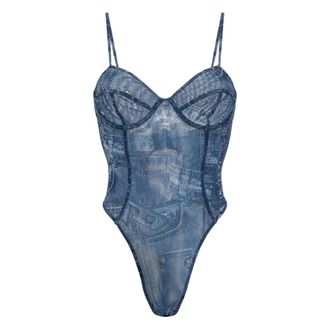 Diesel Print Bridget-dnm Bodysuit