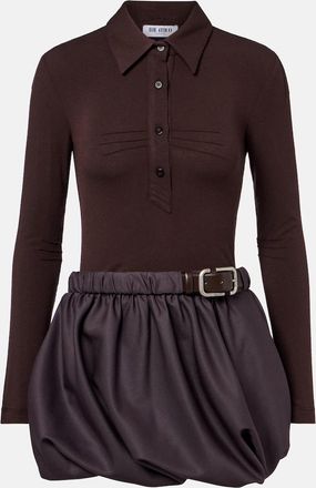 The Attico Belted polo dress
