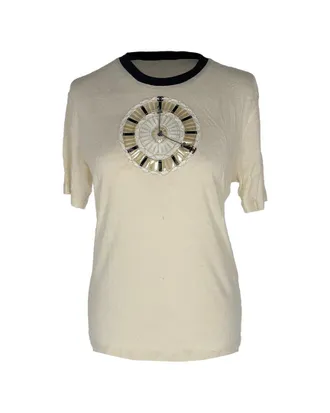 Chanel 20C Lace Clock Short Sleeve T-Shirt, Size Eu 34 (Authentic Pre-Loved)