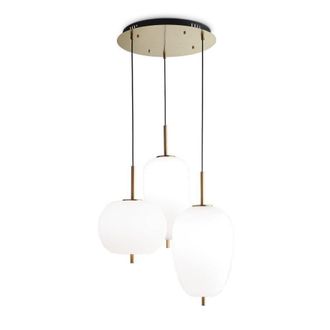 Netlighting Umile Integrated LED Cluster Ceiling Pendant Lamp 3 Lights White 3000K