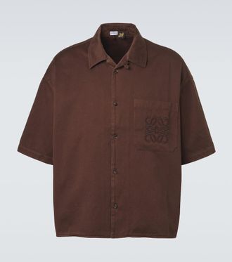 Loewe Paulas Ibiza Anagram cotton shirt