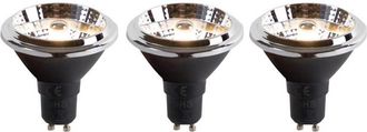 LUEDD LED lamp - set van 3 - GU10 - 6W - 3000K 475LM - dimbaar