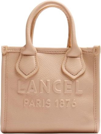 Lancel Cabas / Shopping Jour - Dames - Handtassen - Beige - ONE Size - Leer - Tassen