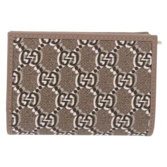 Gucci Pre-owned Plastic Wallet - Dames - Pre-owned - Beige - Maat: ONE Size