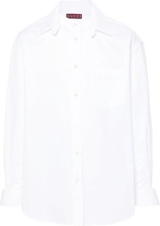 Gucci Camisa de logotipo de algod&oacute;n de Gucci