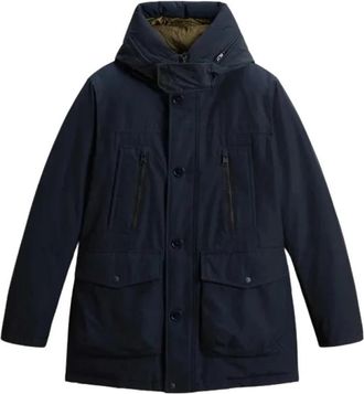 Woolrich Ramar Arctic Parka - Heren - Parka Jassen - Blauw - M - Katoen - Jassen