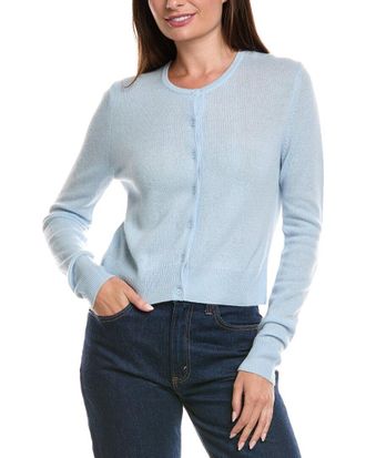 Fort&eacute; Cashmere Cropped Cashmere Sweater